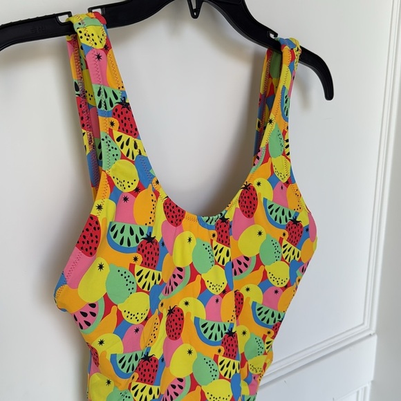 Free People It's Now Cool Swimsuit Fruit Print TUTTI FRUTTI One-Piece Small - Picture 5 of 11